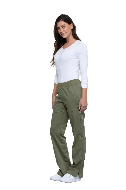 Mid Rise Pull On Cargo Pant