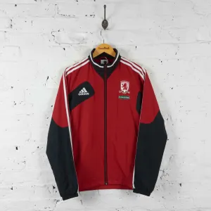 Middlesbrough Adidas 2012 Tracksuit Top Jacket - Red - M