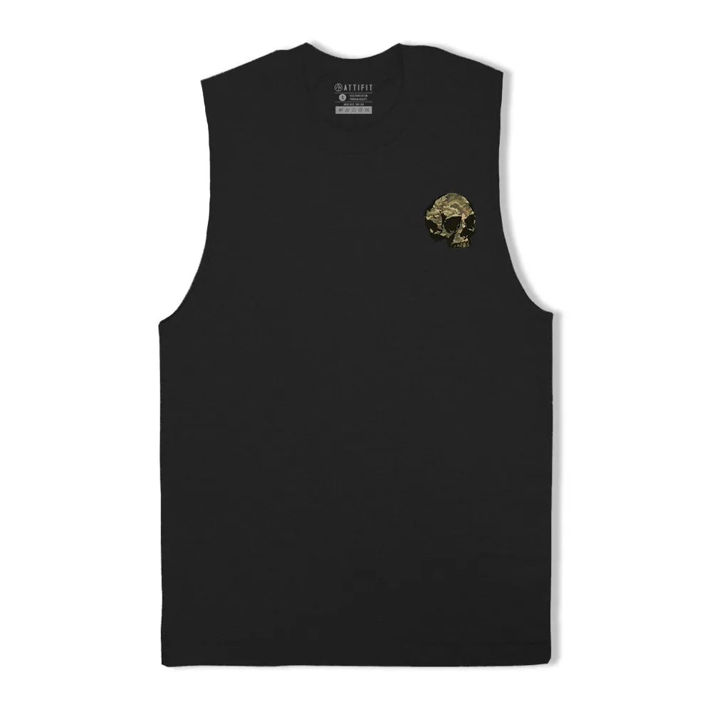 Mini Camouflage Skull Tank Top