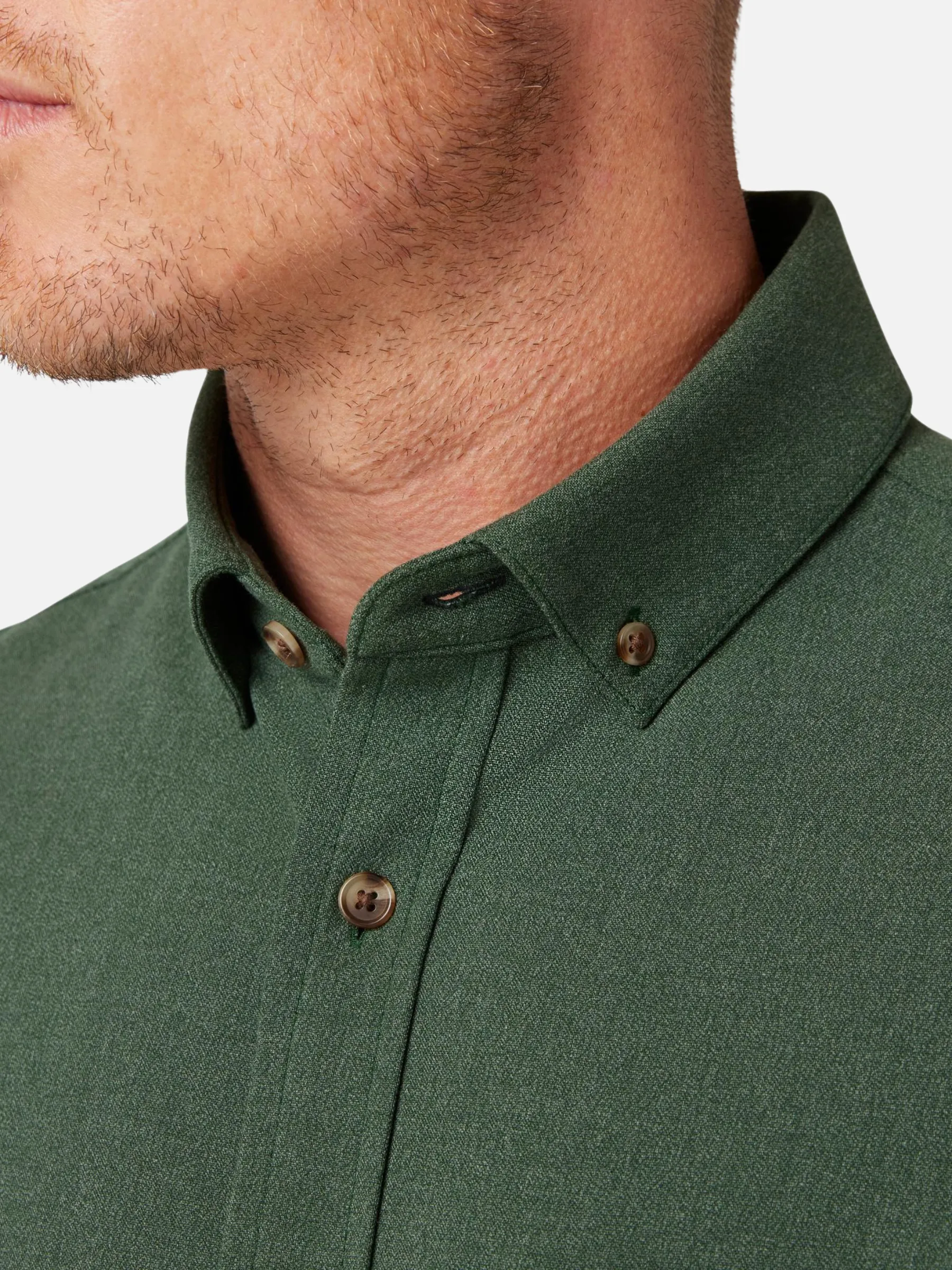 Mizzen   Main City Flannel - Spruce Heather