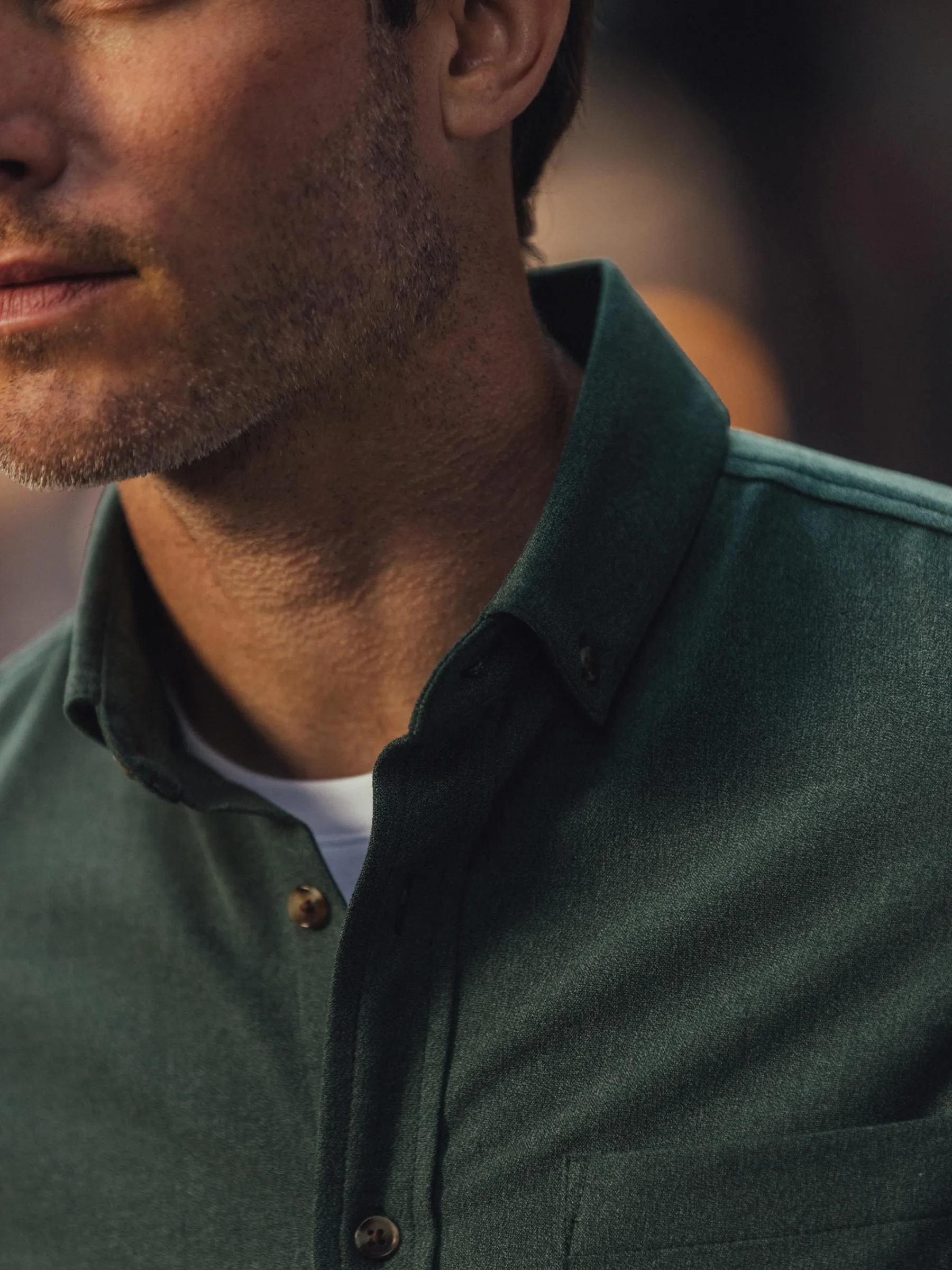 Mizzen   Main City Flannel - Spruce Heather
