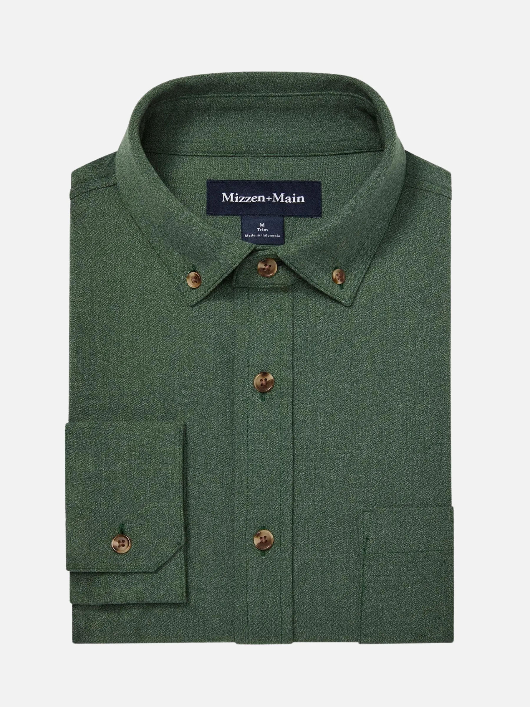 Mizzen   Main City Flannel - Spruce Heather
