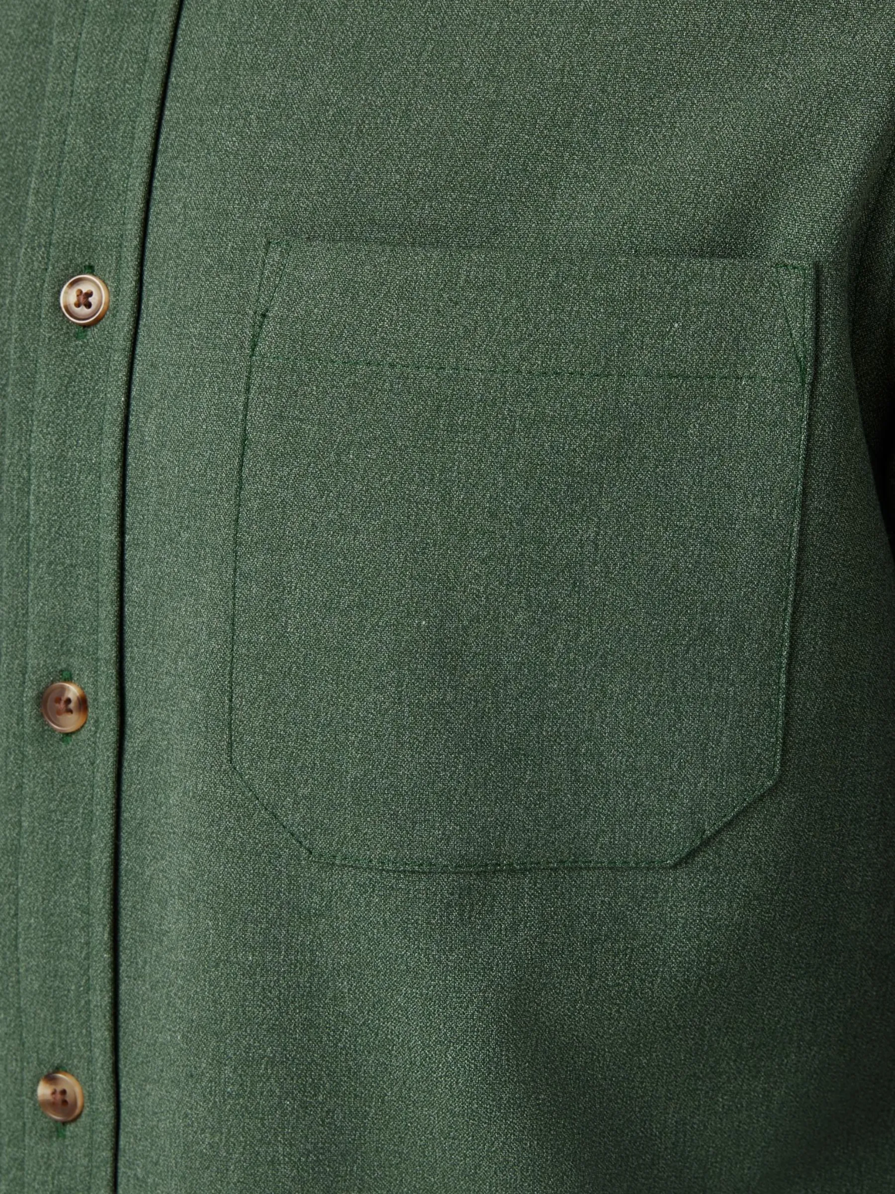 Mizzen   Main City Flannel - Spruce Heather