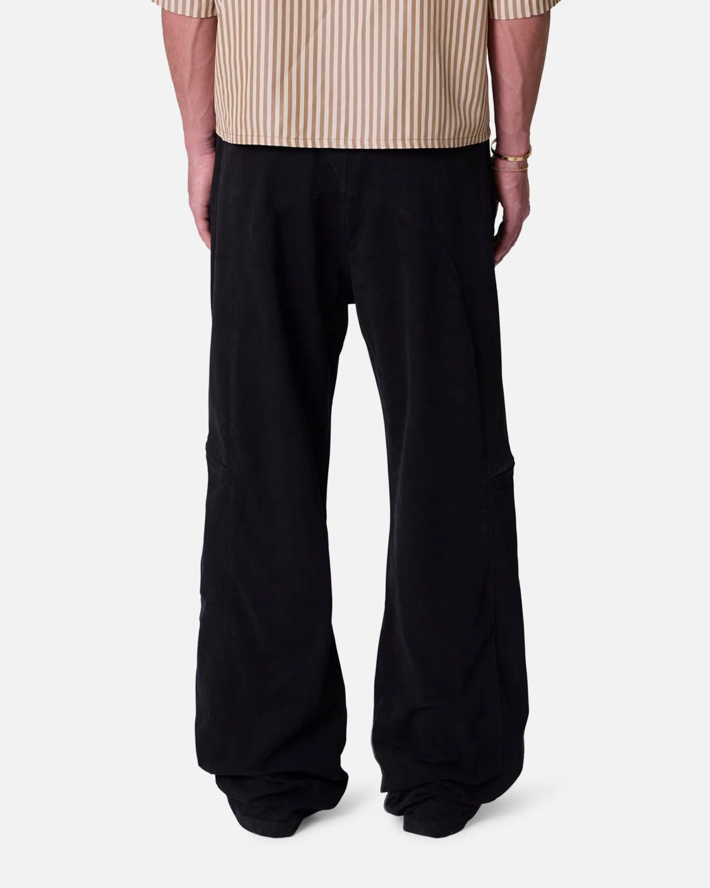 MNML Secret Zipper Cargo Pants Black