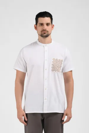 MOC Kemeja Lengan Pendek Pria HUBERTO-BEIGE