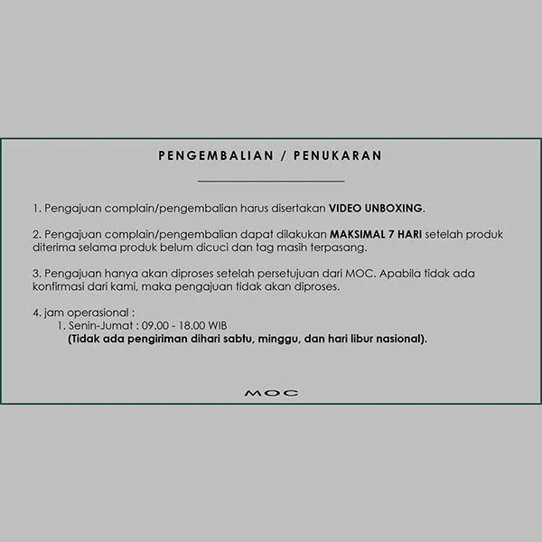 MOC - Kemeja Polos Pria Lengan Panjang Kingwell - White