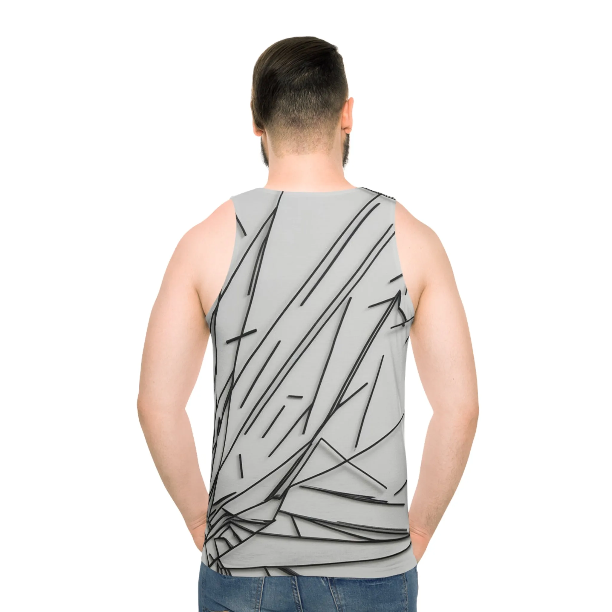 Modern Graphic Unisex Tank Top - Low SignalX Design