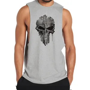 Monster Skull Graphic Tank Top