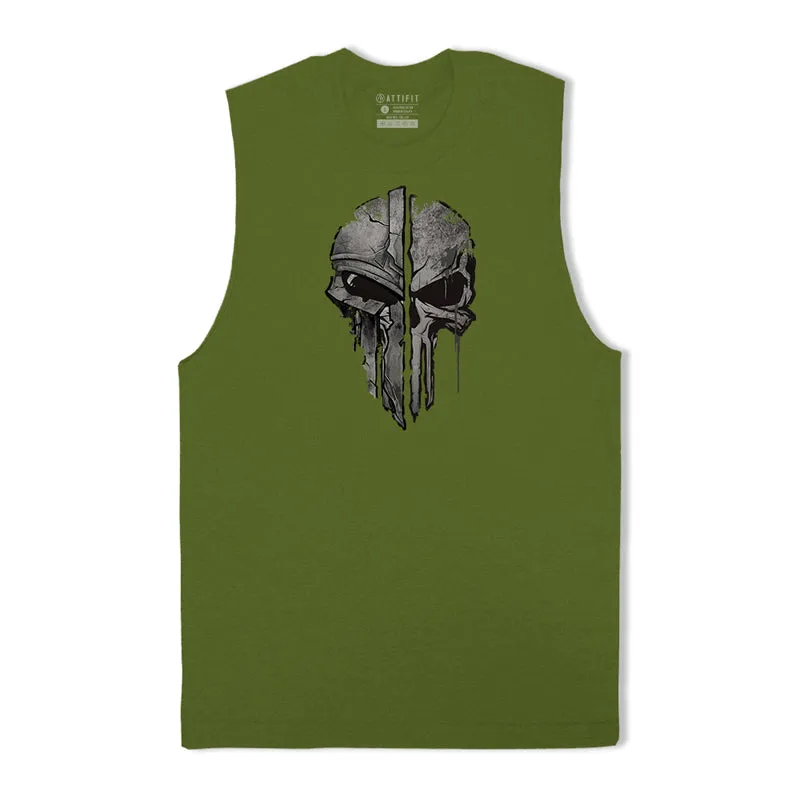 Monster Skull Graphic Tank Top