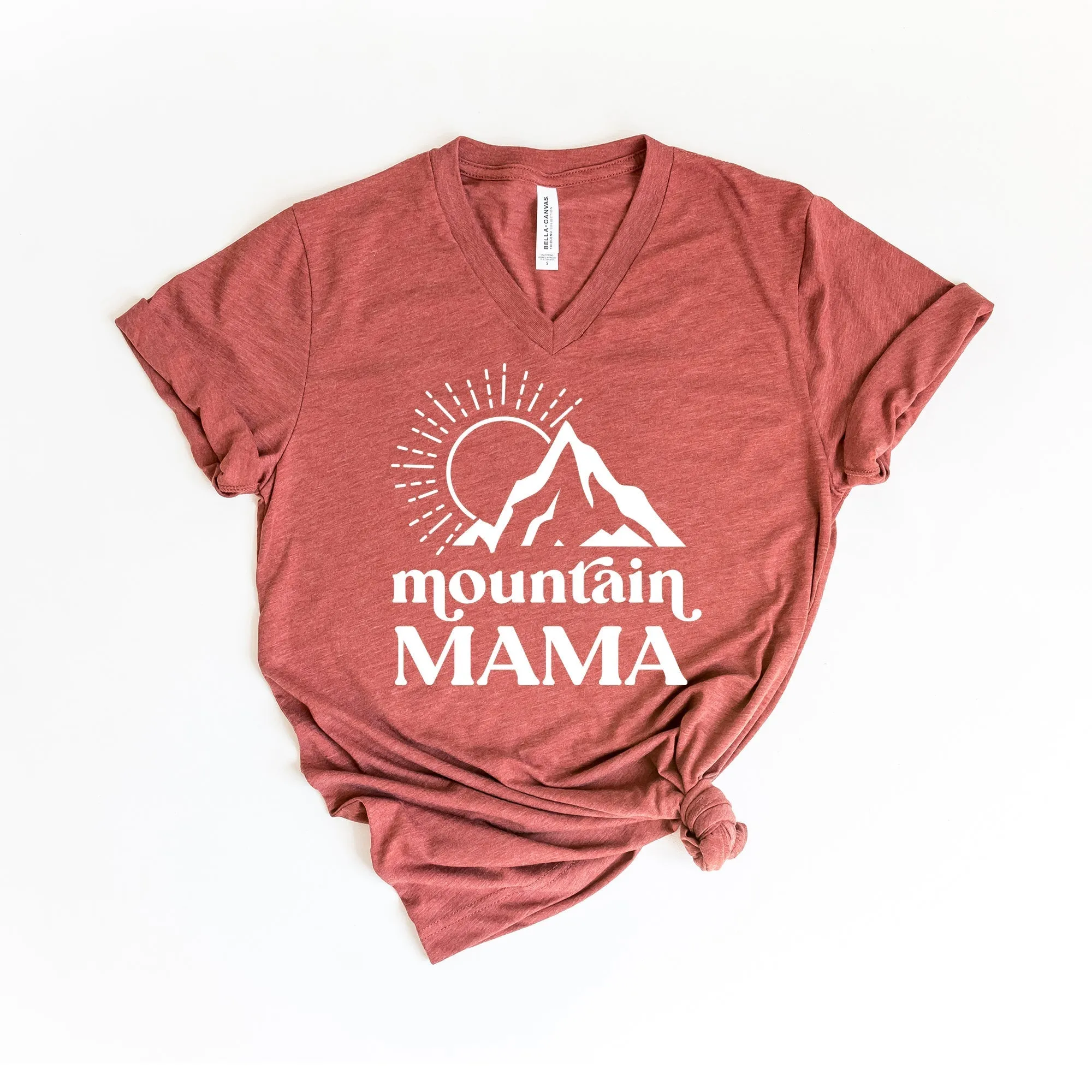 Mountain Mama Sun | Short Sleeve V-Neck