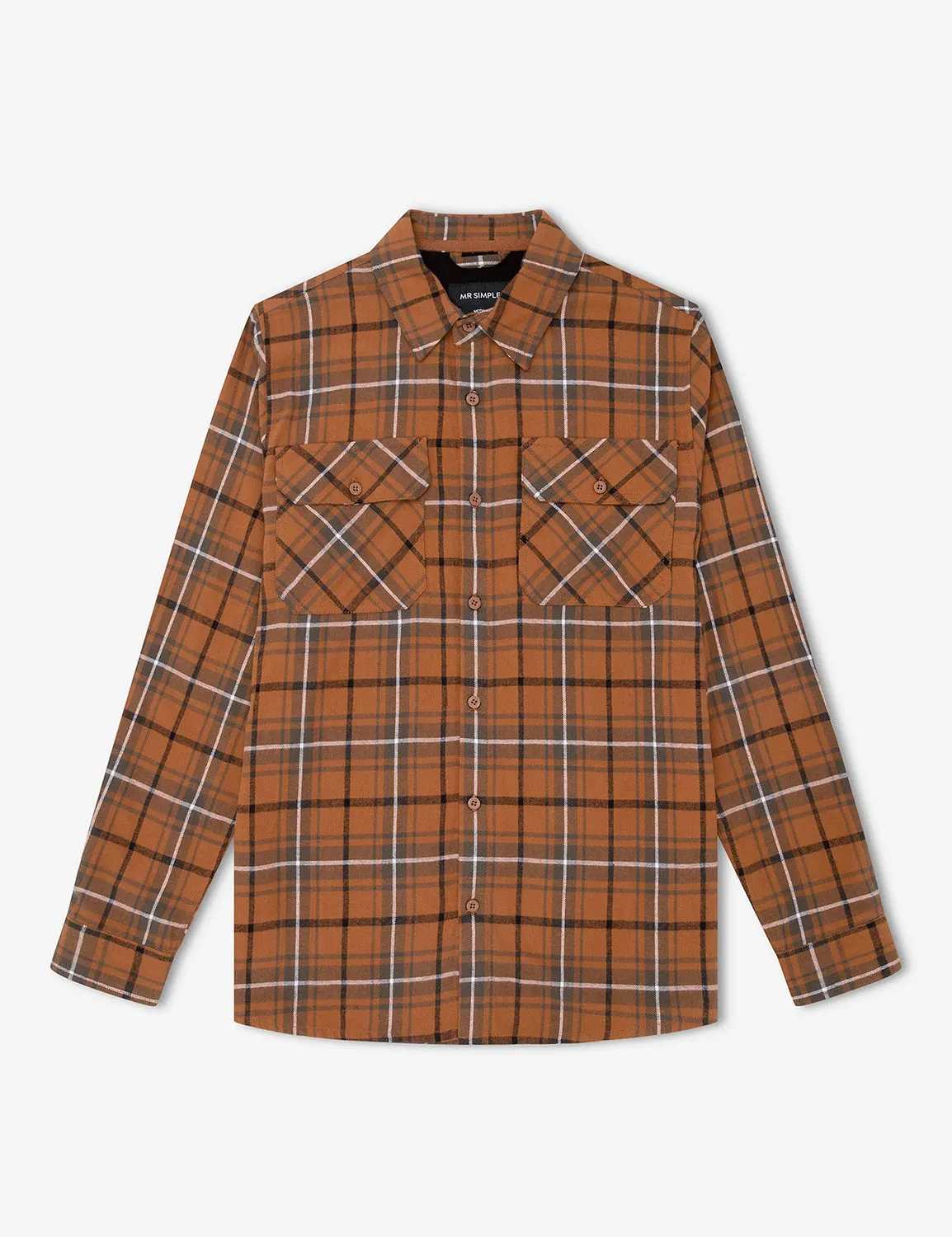 MRS FLANNEL CHECK L/S SHIRT