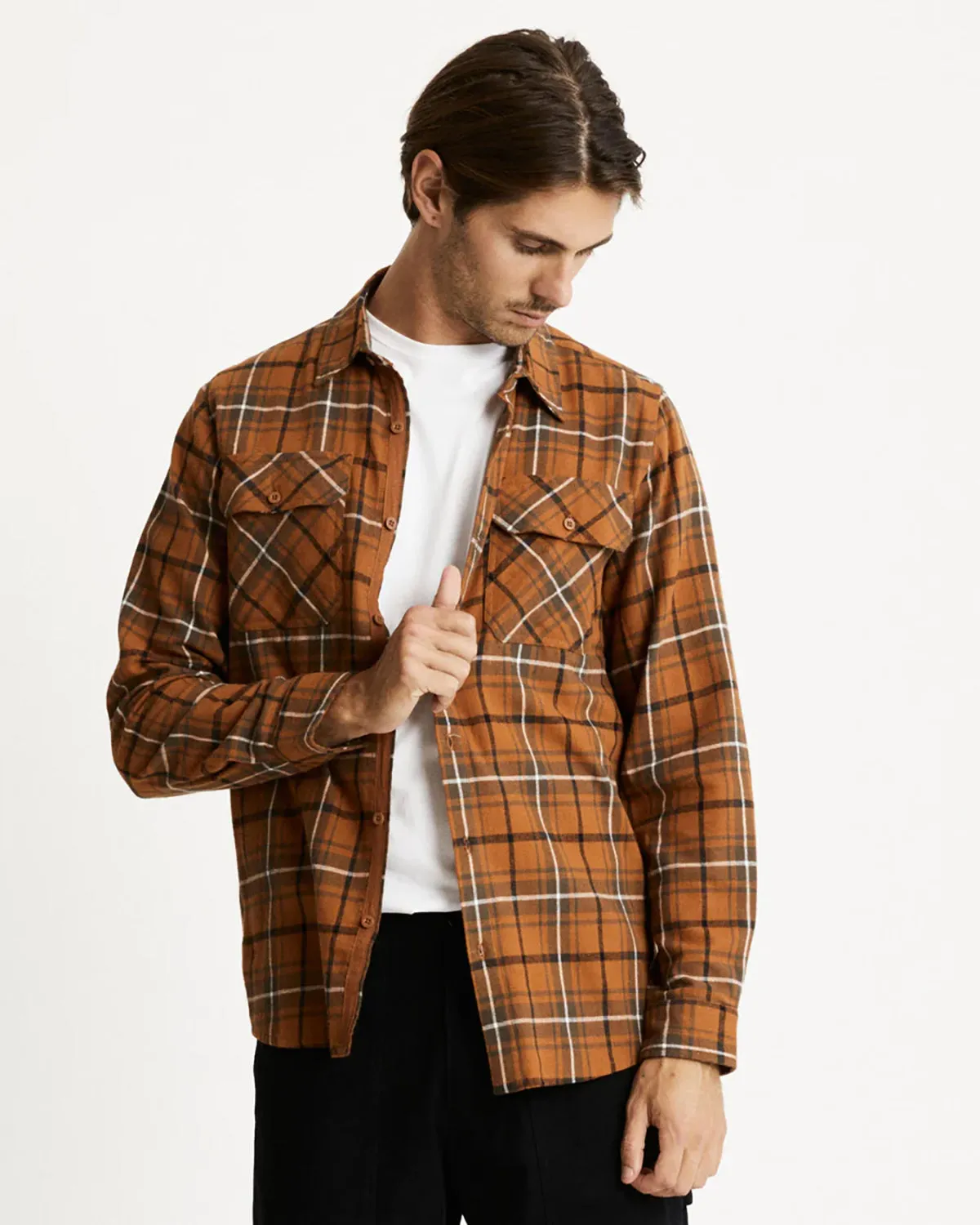 MRS FLANNEL CHECK L/S SHIRT