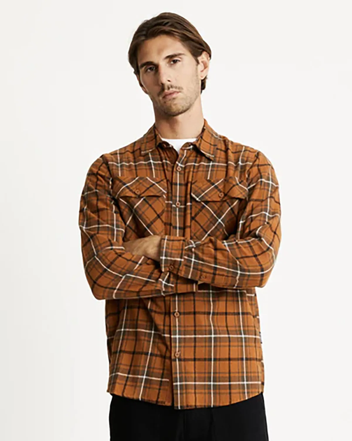 MRS FLANNEL CHECK L/S SHIRT