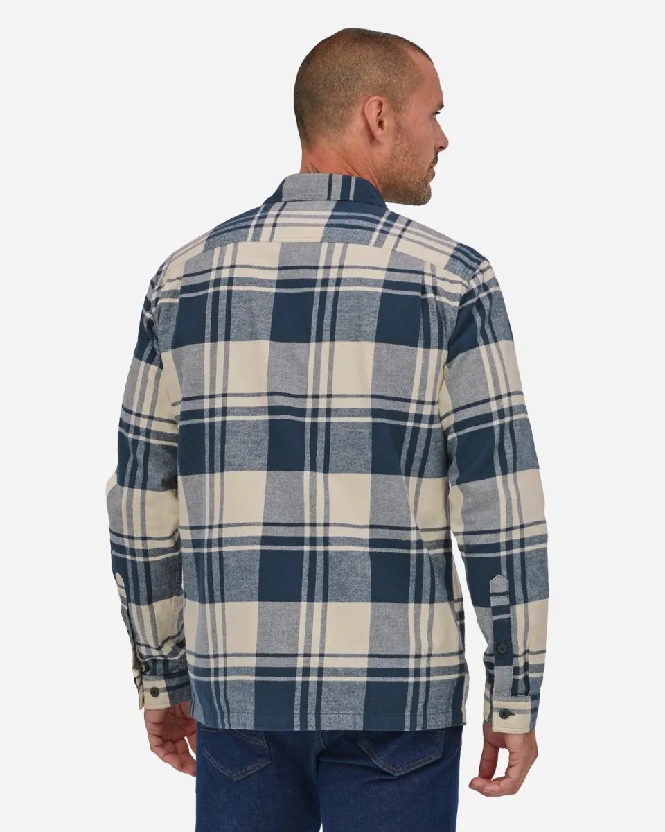 M's Fjord Flannel Shirt - Oak/Smolder Blue