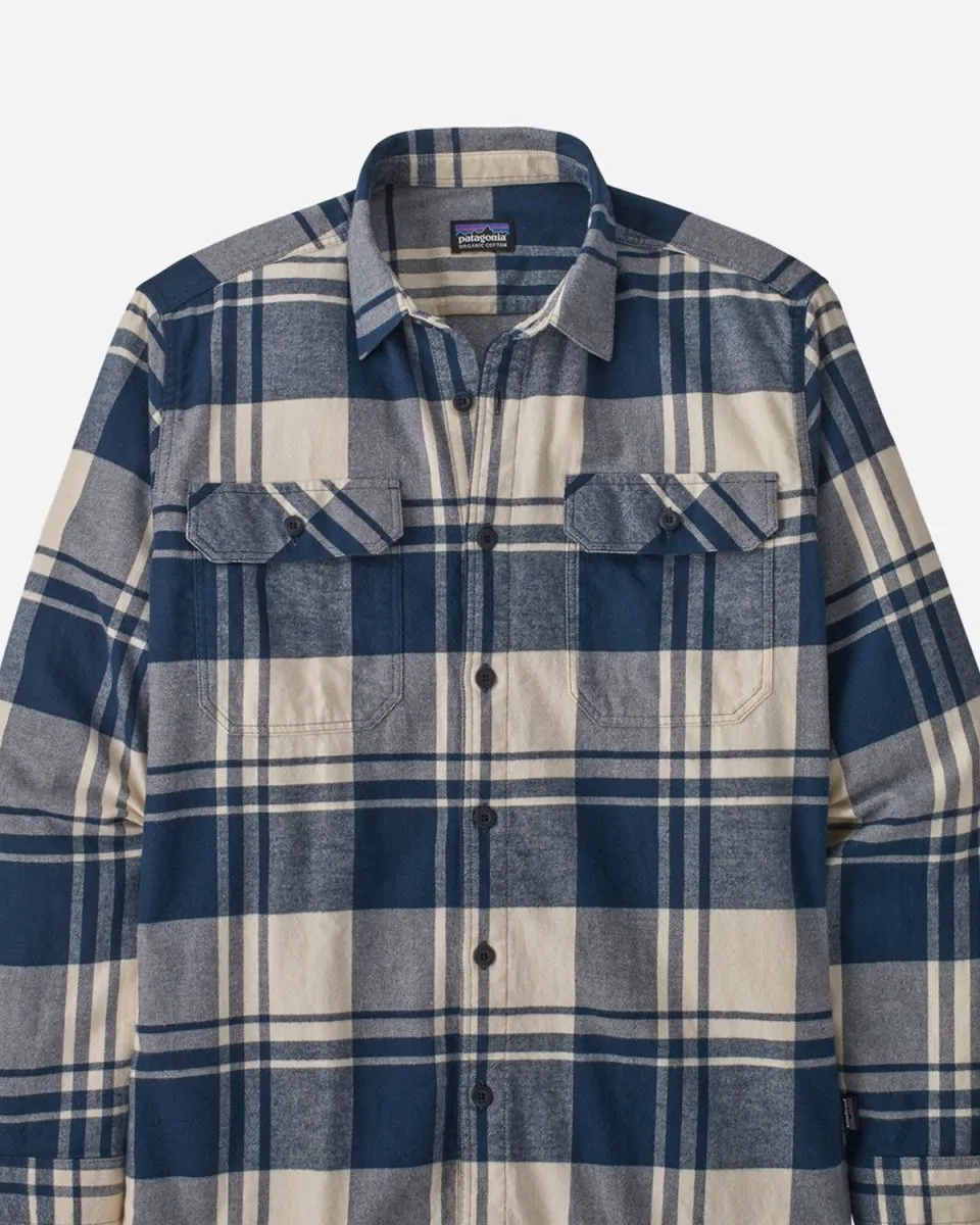M's Fjord Flannel Shirt - Oak/Smolder Blue