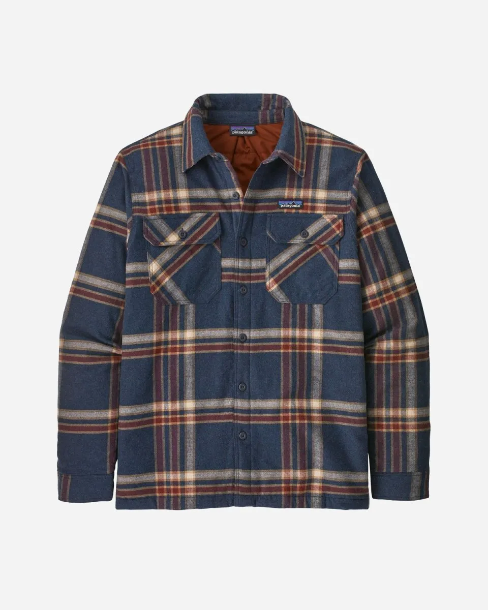 M's Insulated Fjord Flannel Shirt - Smolder Blue