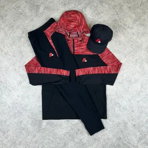 MTX Run City Cap Tracksuit - Red/Black/White