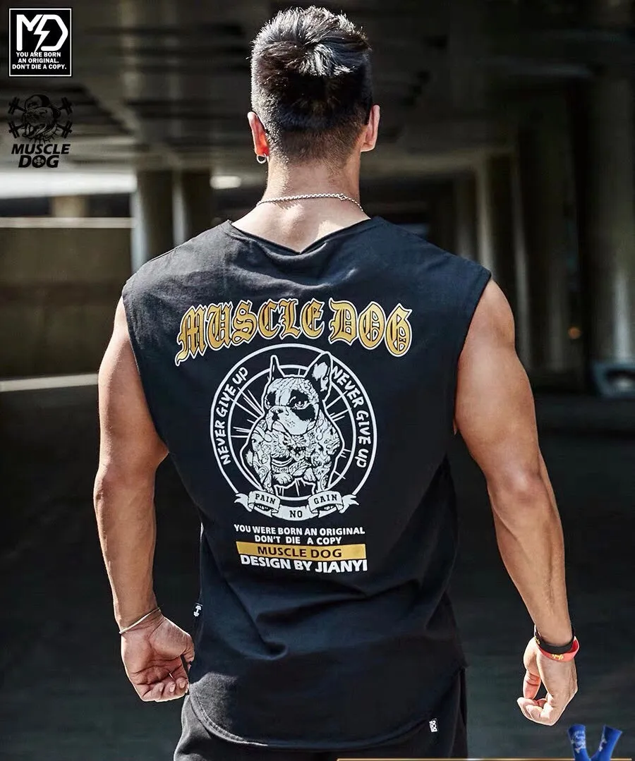 MuscleDog Monogramed M Muscle T-Shirt
