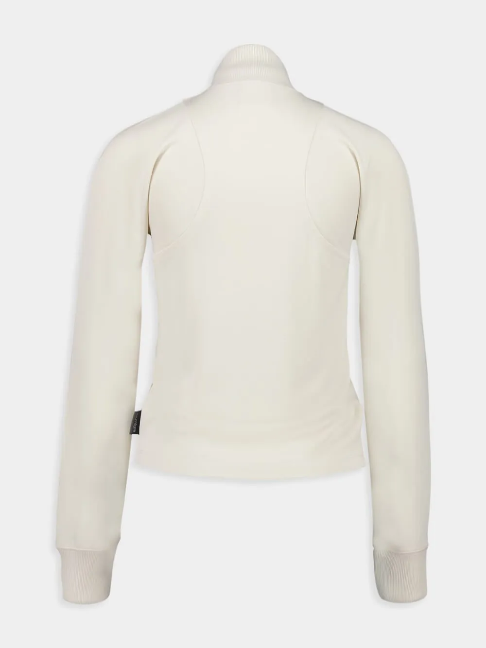 Natural Beige Scuba Interlock Tracksuit Jacket