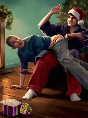 Naughty or Nice print