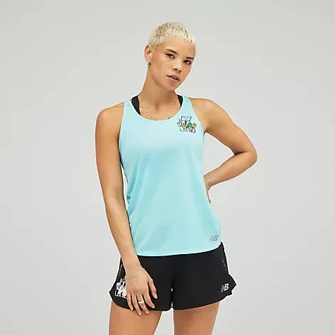 New Balance Women's Printed Impact Run Tank