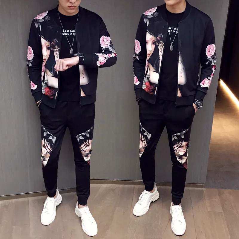 New Men's Tracksuit Jacket & Pants