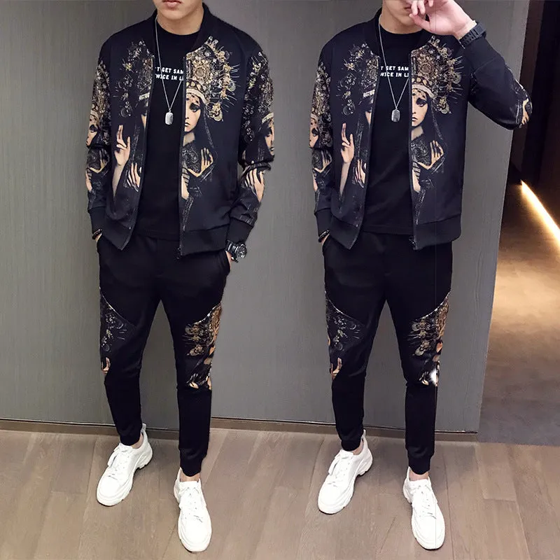 New Men's Tracksuit Jacket & Pants