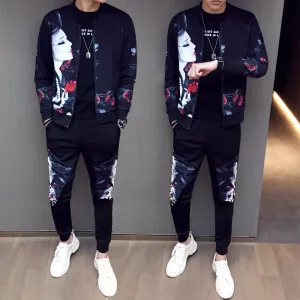 New Men's Tracksuit Jacket & Pants