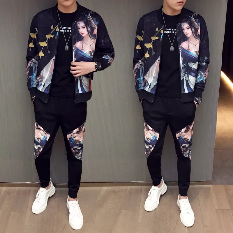 New Men's Tracksuit Jacket & Pants