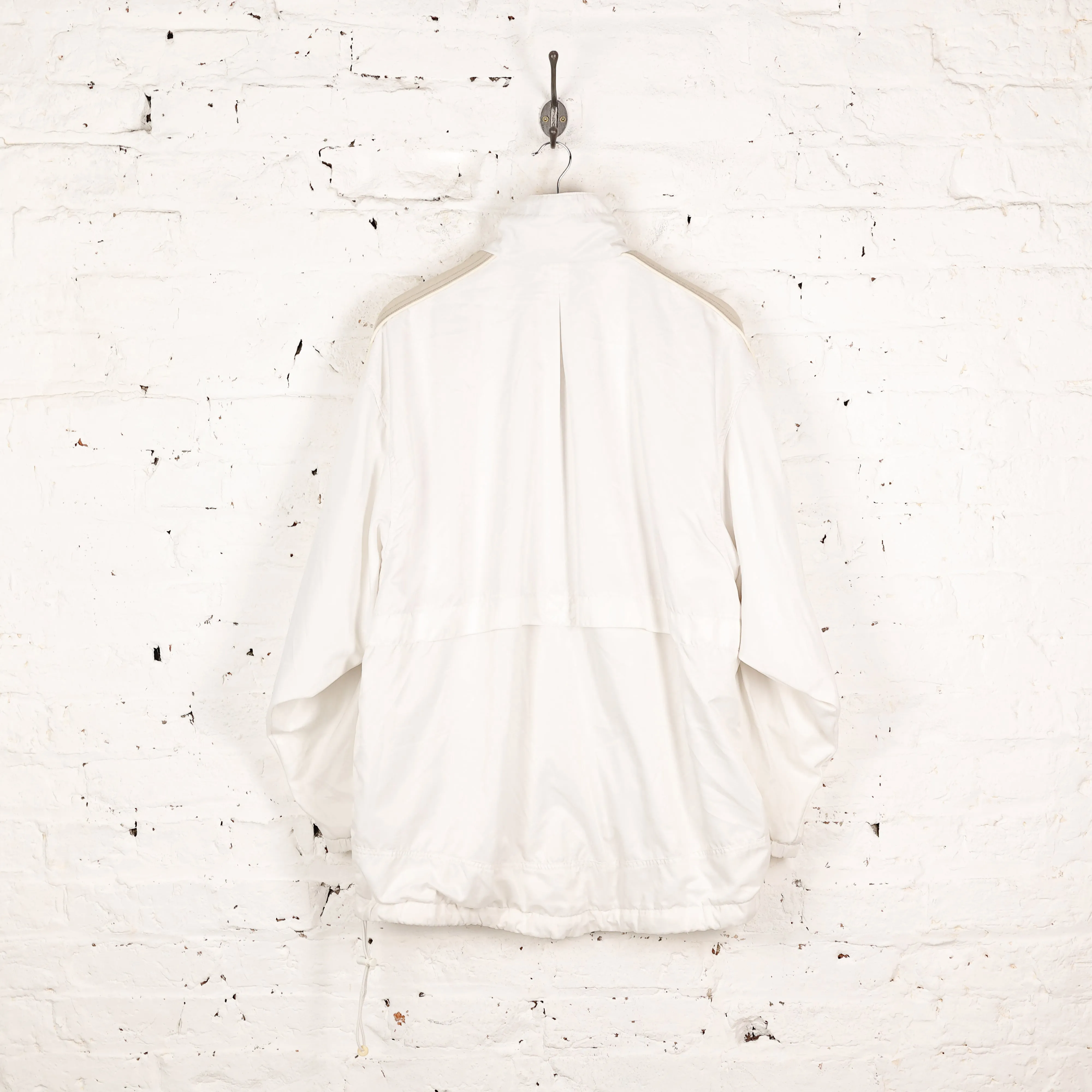 Nike 90s 1/4 Zip Shell Tracksuit Top Jacket - White - M