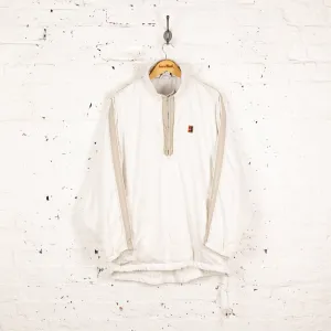Nike 90s 1/4 Zip Shell Tracksuit Top Jacket - White - M