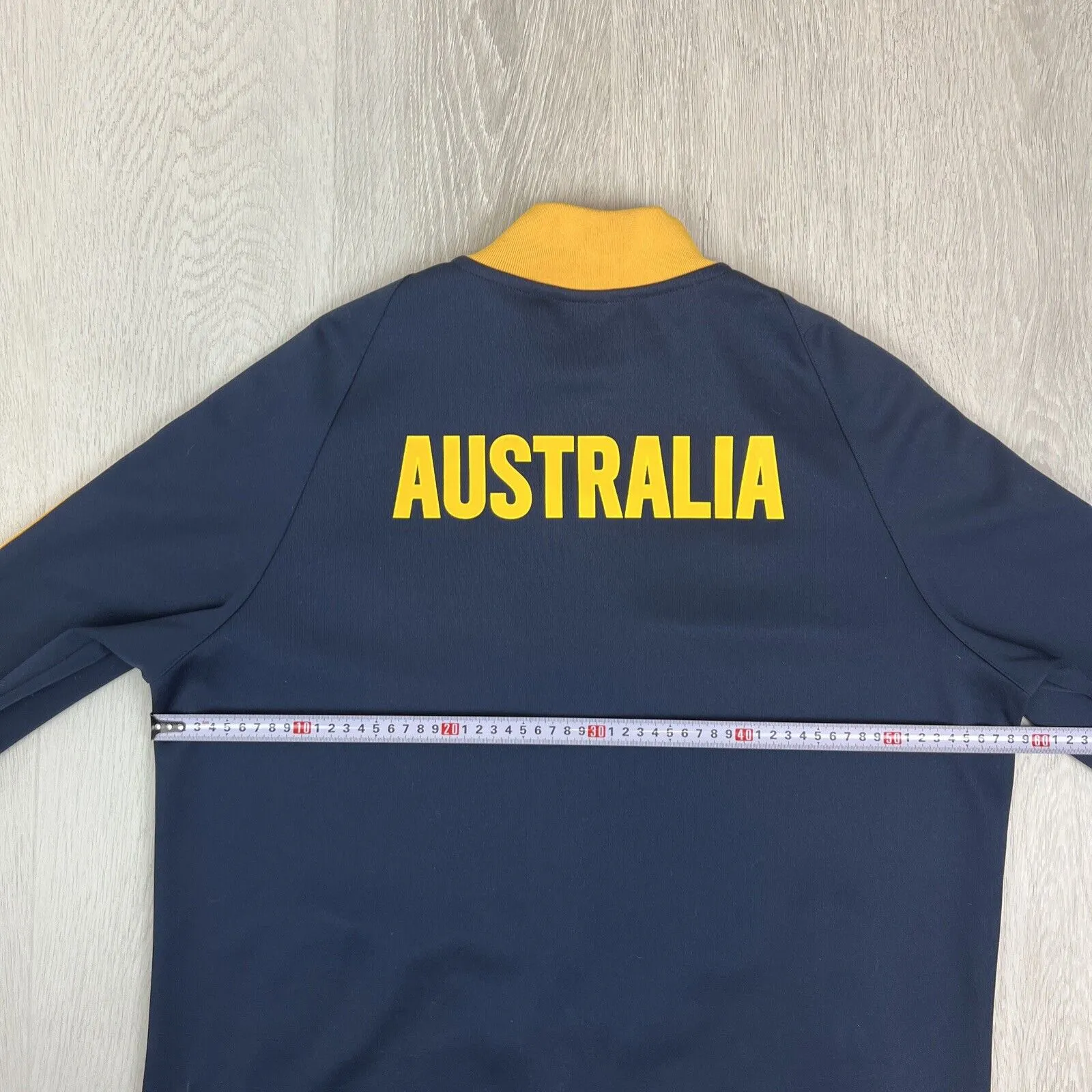 Nike Australia Socceroos Mens Navy Blue Full Zip Tracksuit Jacket Size XL