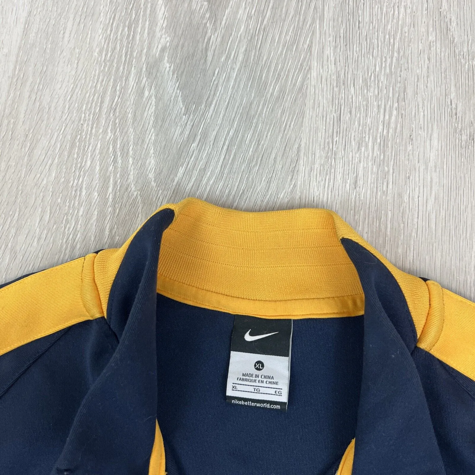 Nike Australia Socceroos Mens Navy Blue Full Zip Tracksuit Jacket Size XL