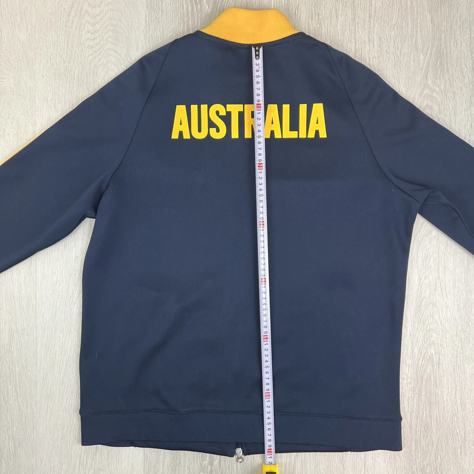 Nike Australia Socceroos Mens Navy Blue Full Zip Tracksuit Jacket Size XL