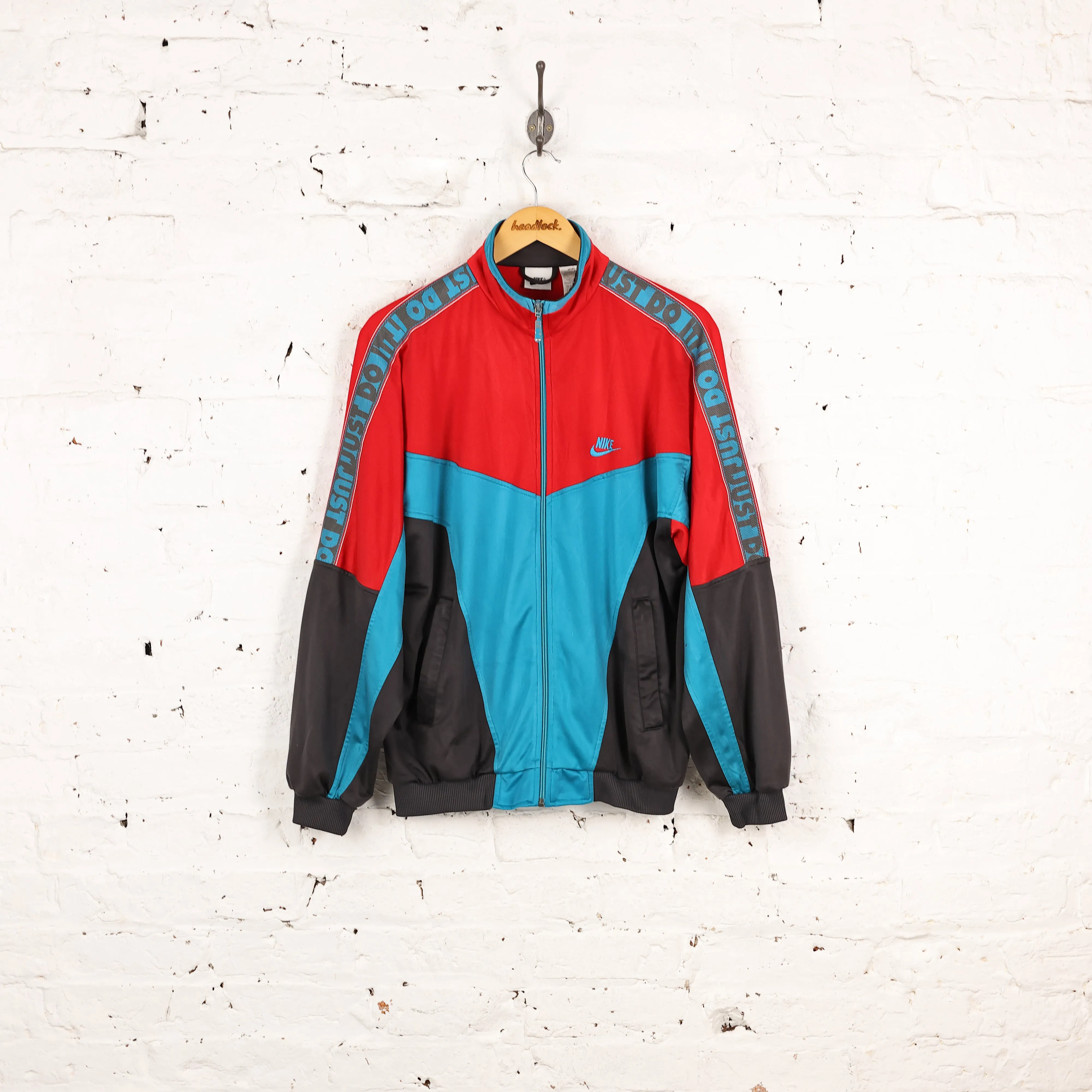 Nike Just Do It Tracksuit Top Jacket - Red - M