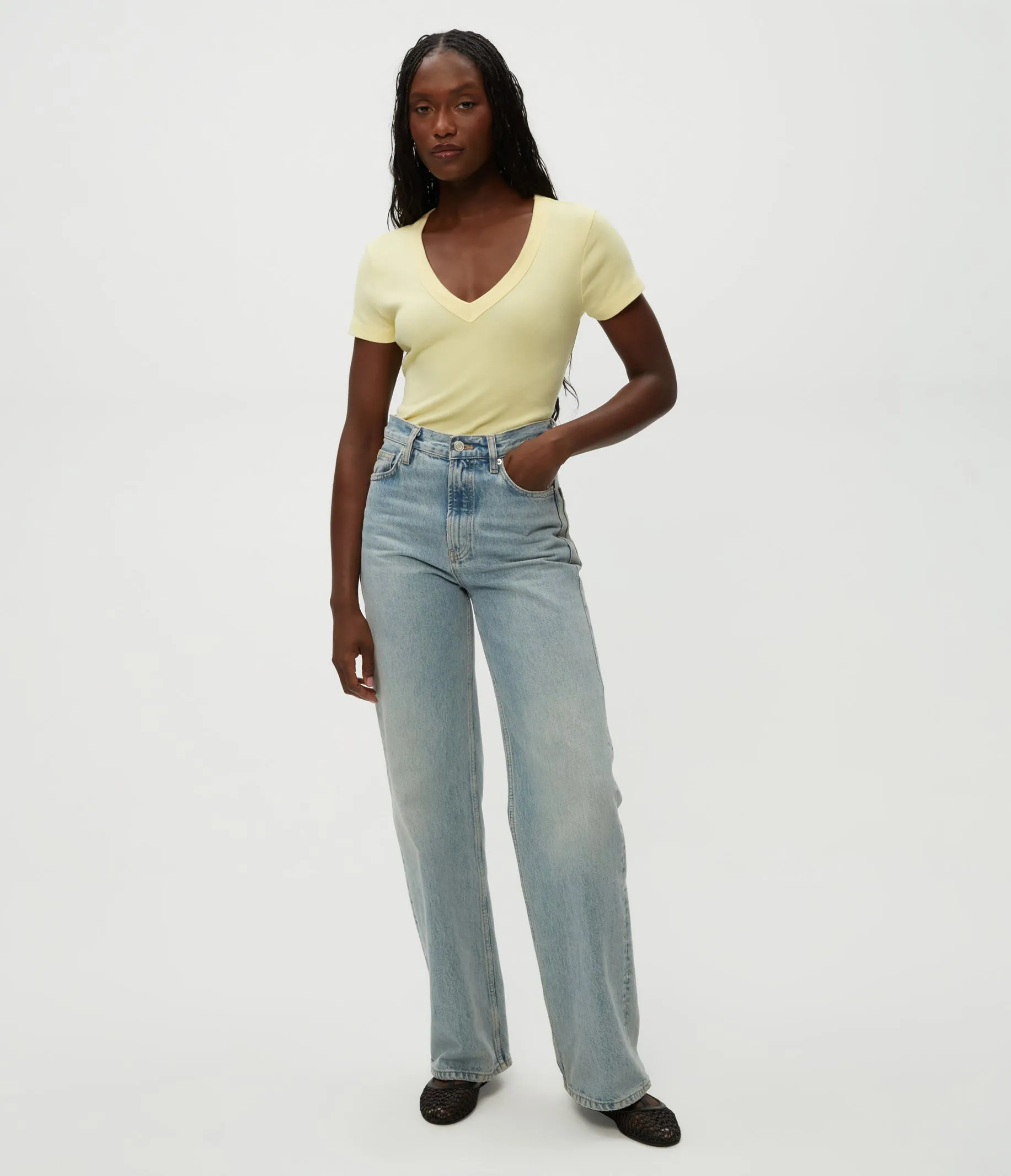 Nikki V-Neck Tee