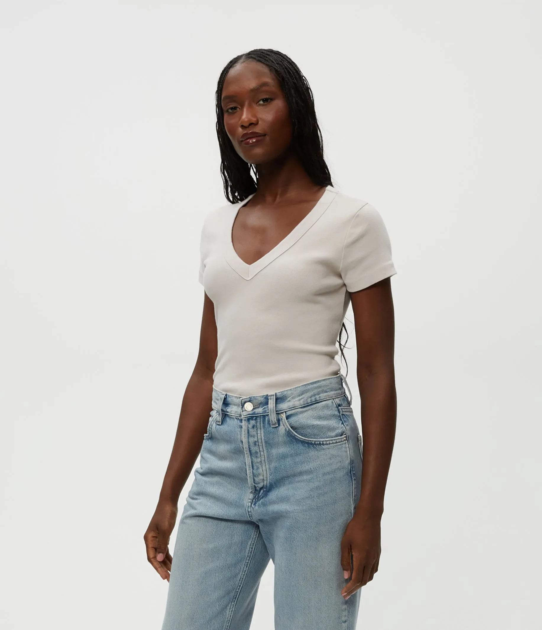 Nikki V-Neck Tee