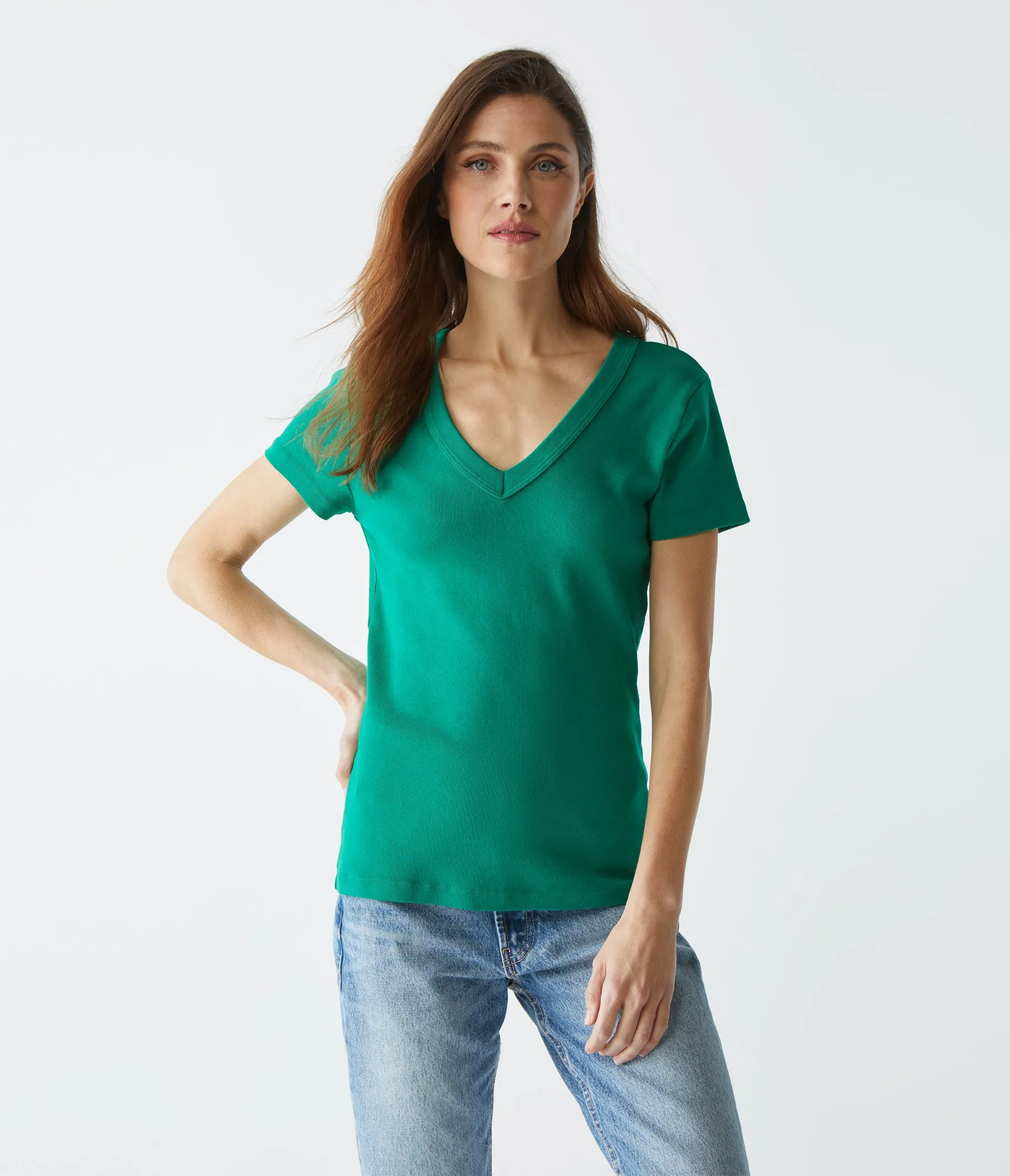 Nikki V-Neck Tee