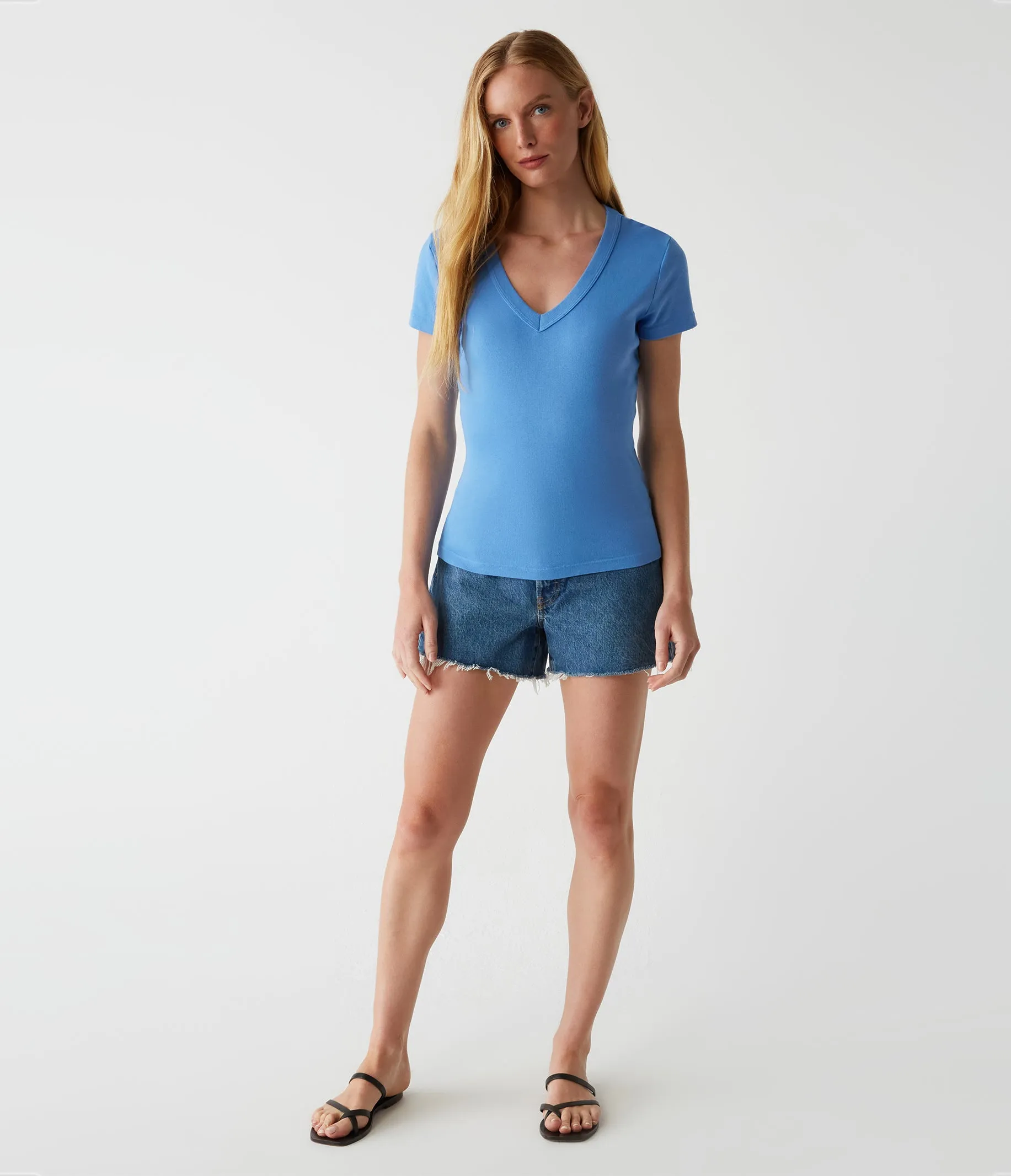 Nikki V-Neck Tee