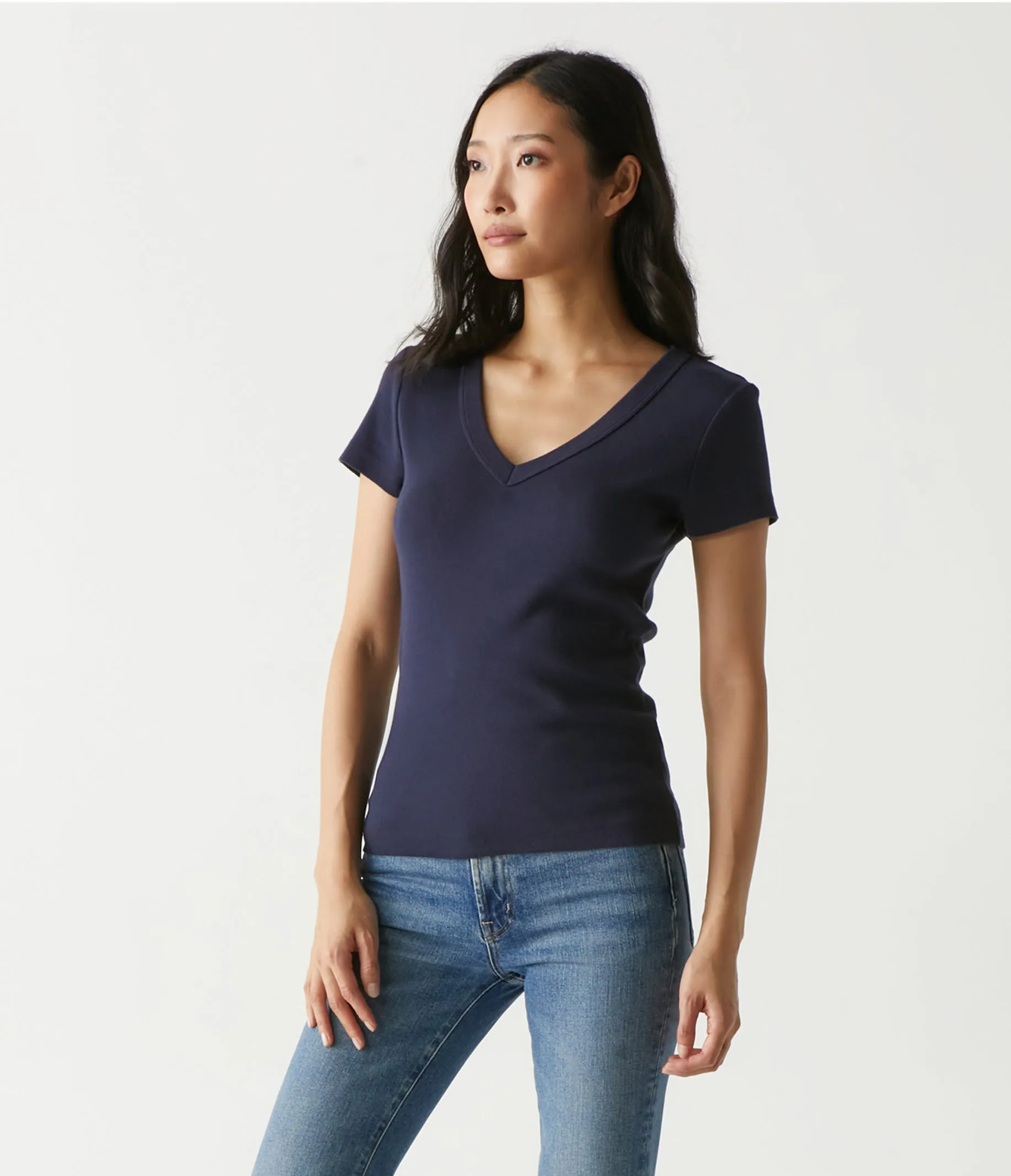 Nikki V-Neck Tee
