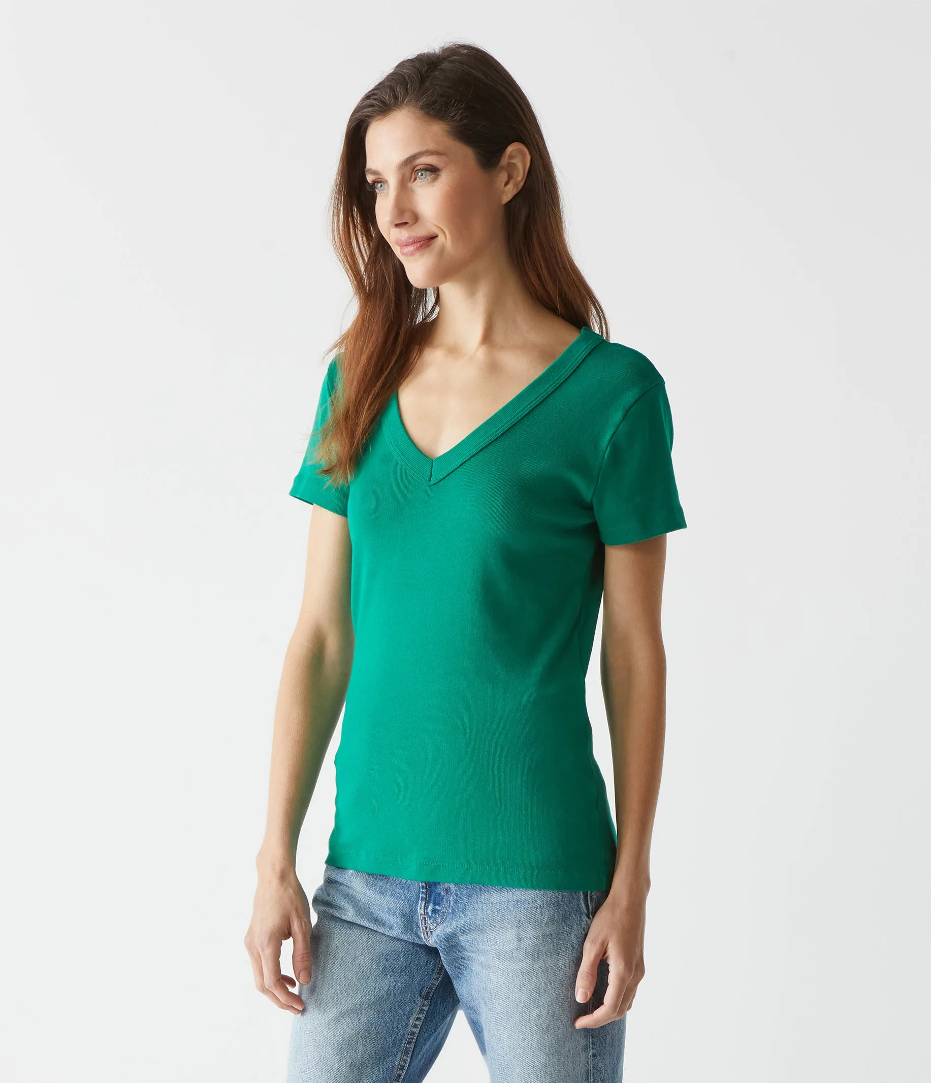 Nikki V-Neck Tee
