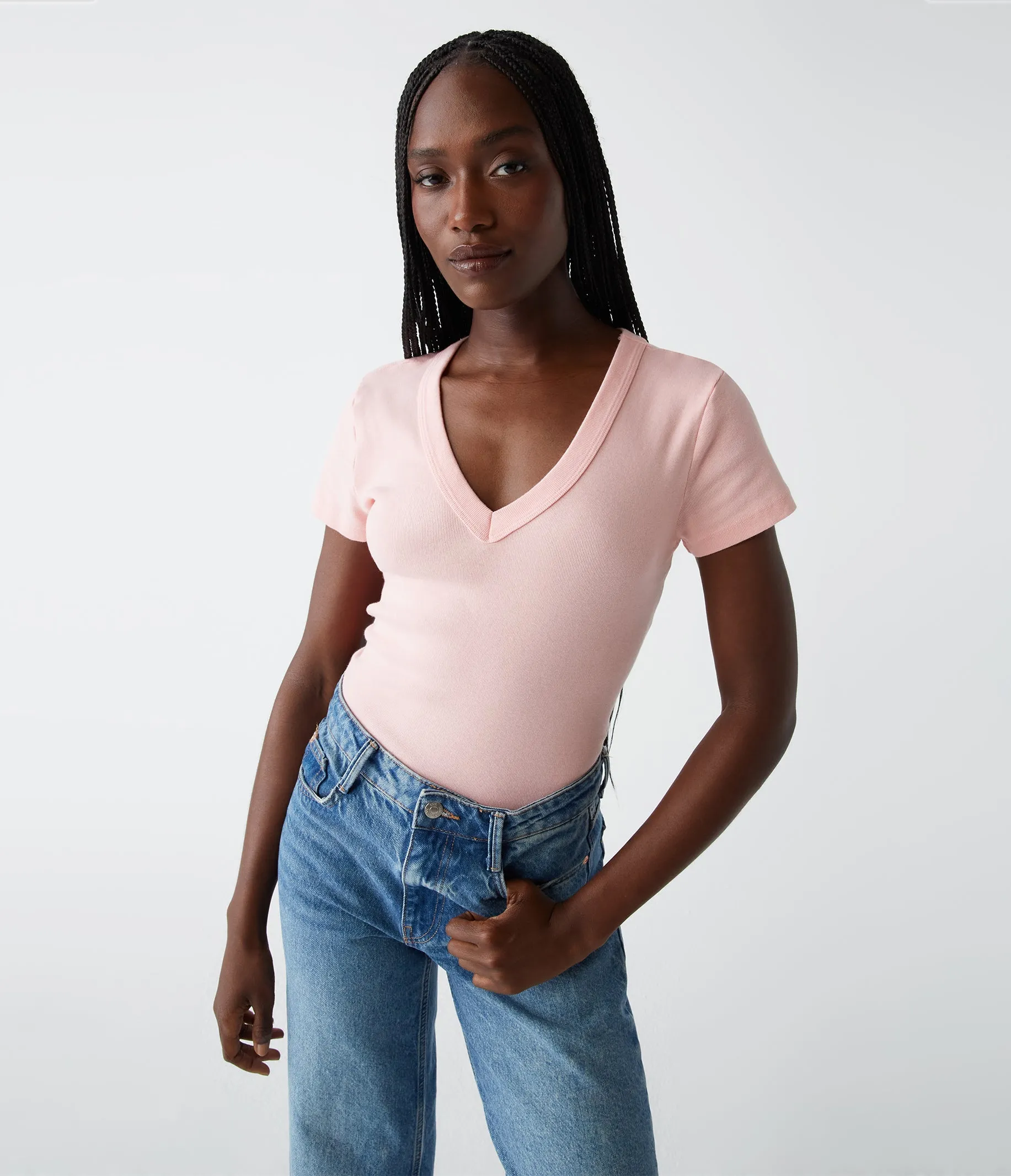 Nikki V-Neck Tee