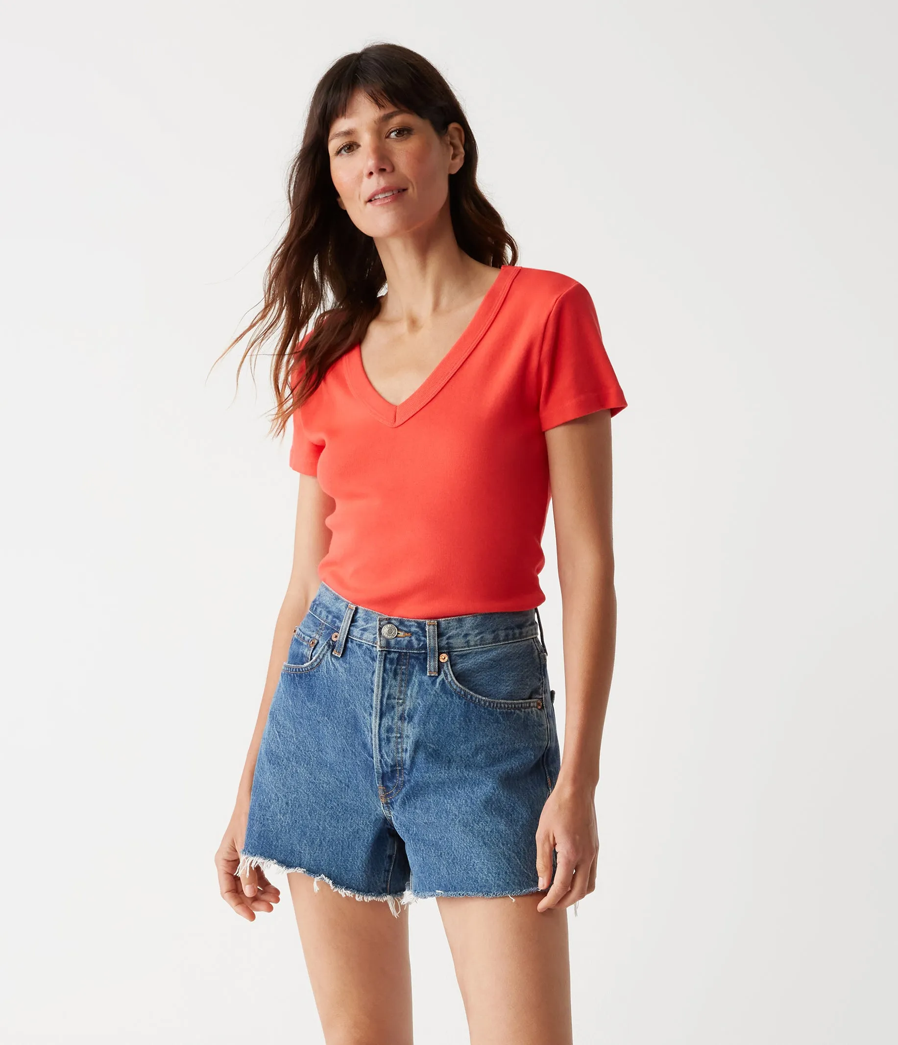 Nikki V-Neck Tee