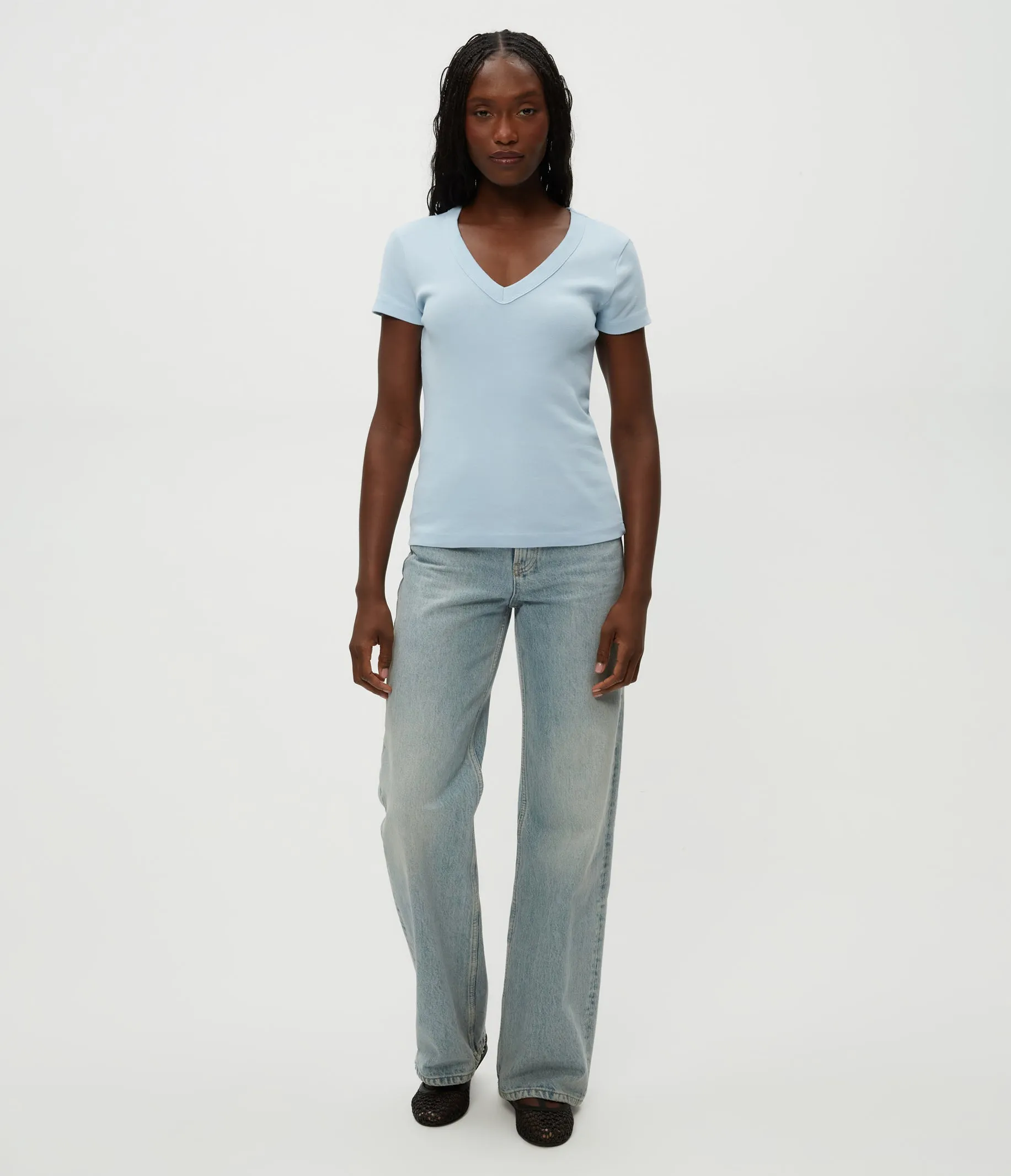 Nikki V-Neck Tee