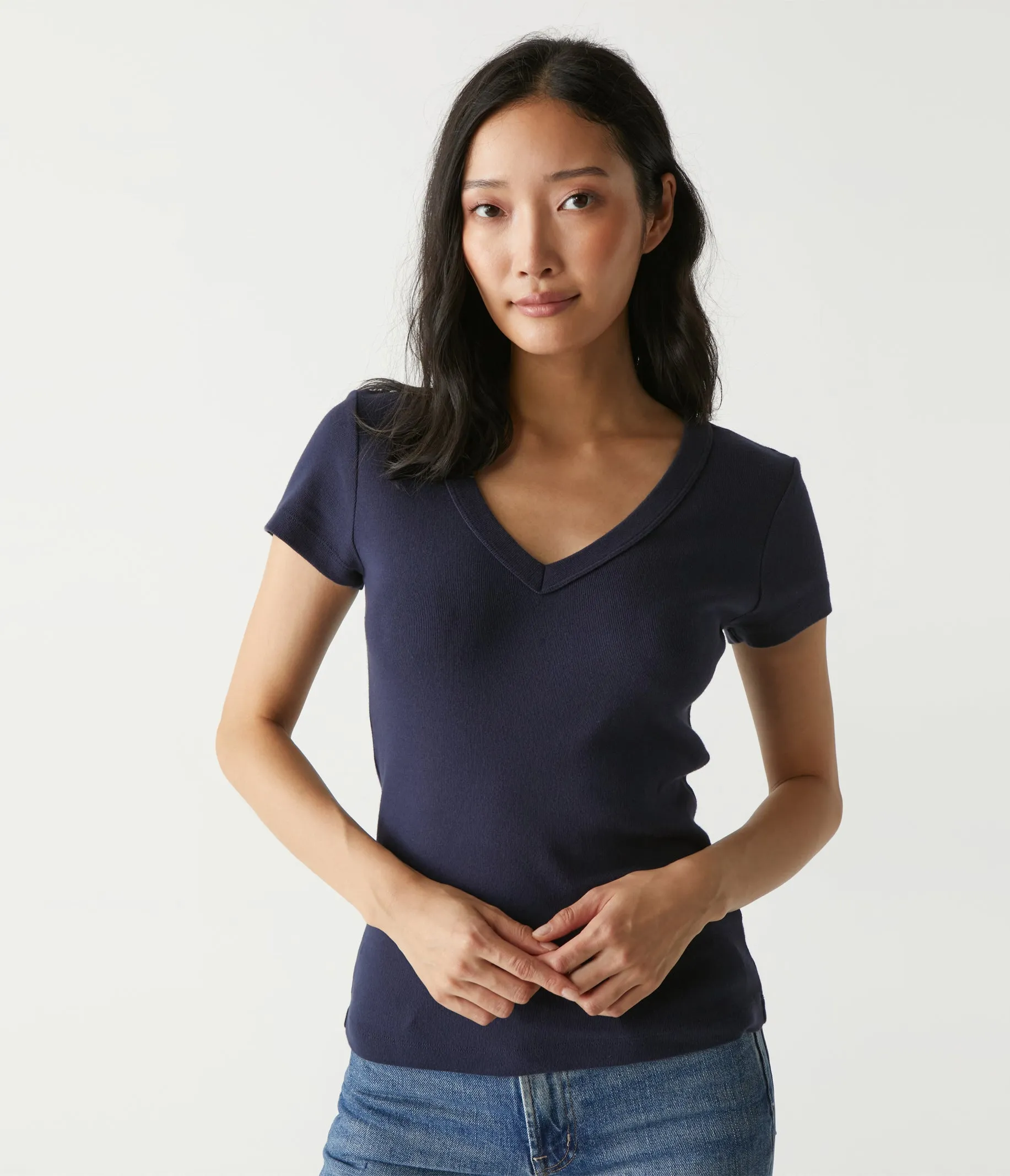 Nikki V-Neck Tee