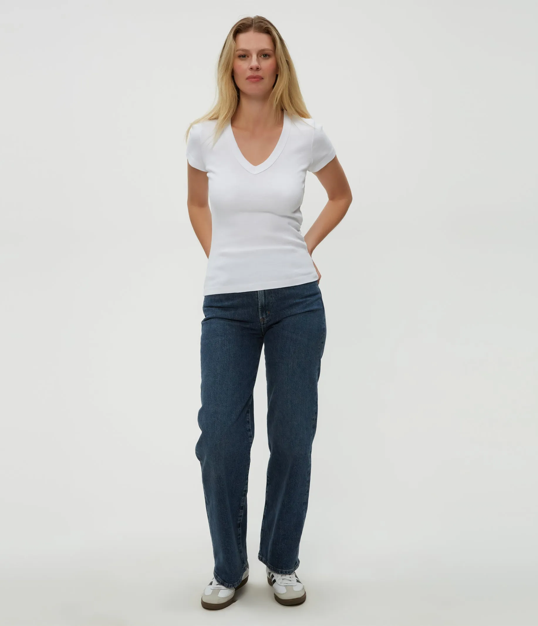 Nikki V-Neck Tee