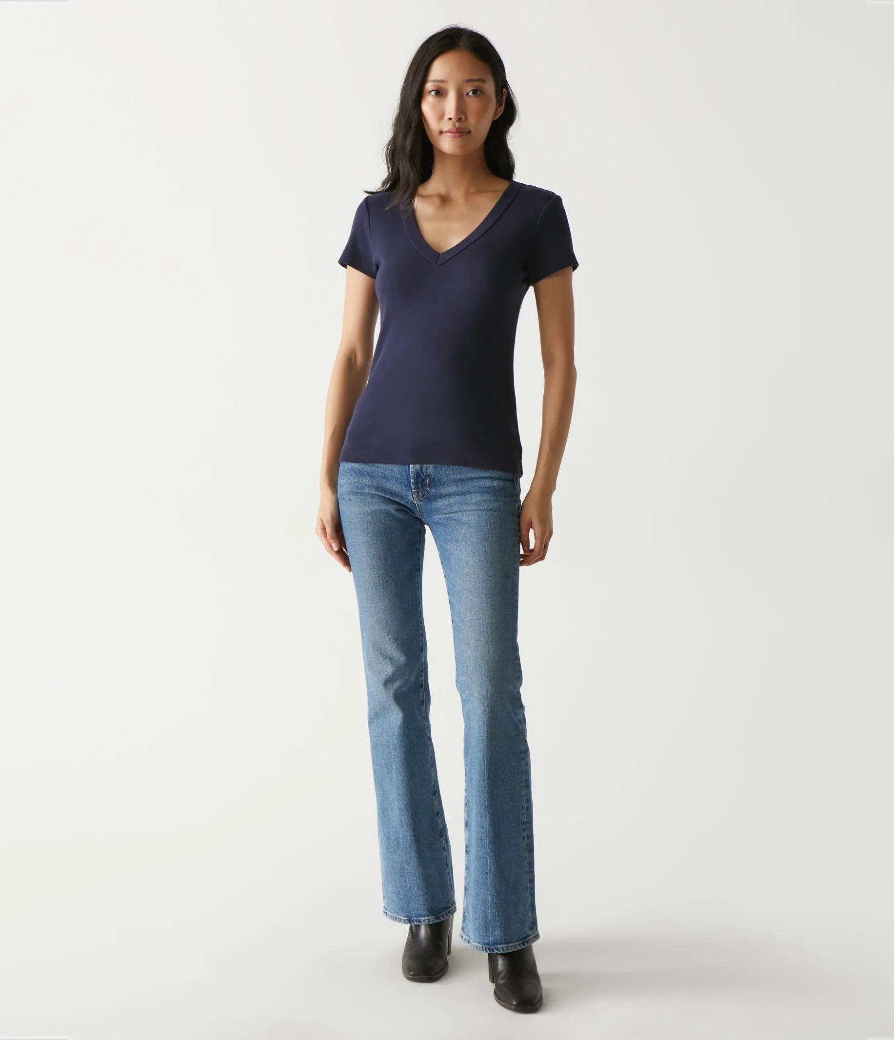 Nikki V-Neck Tee