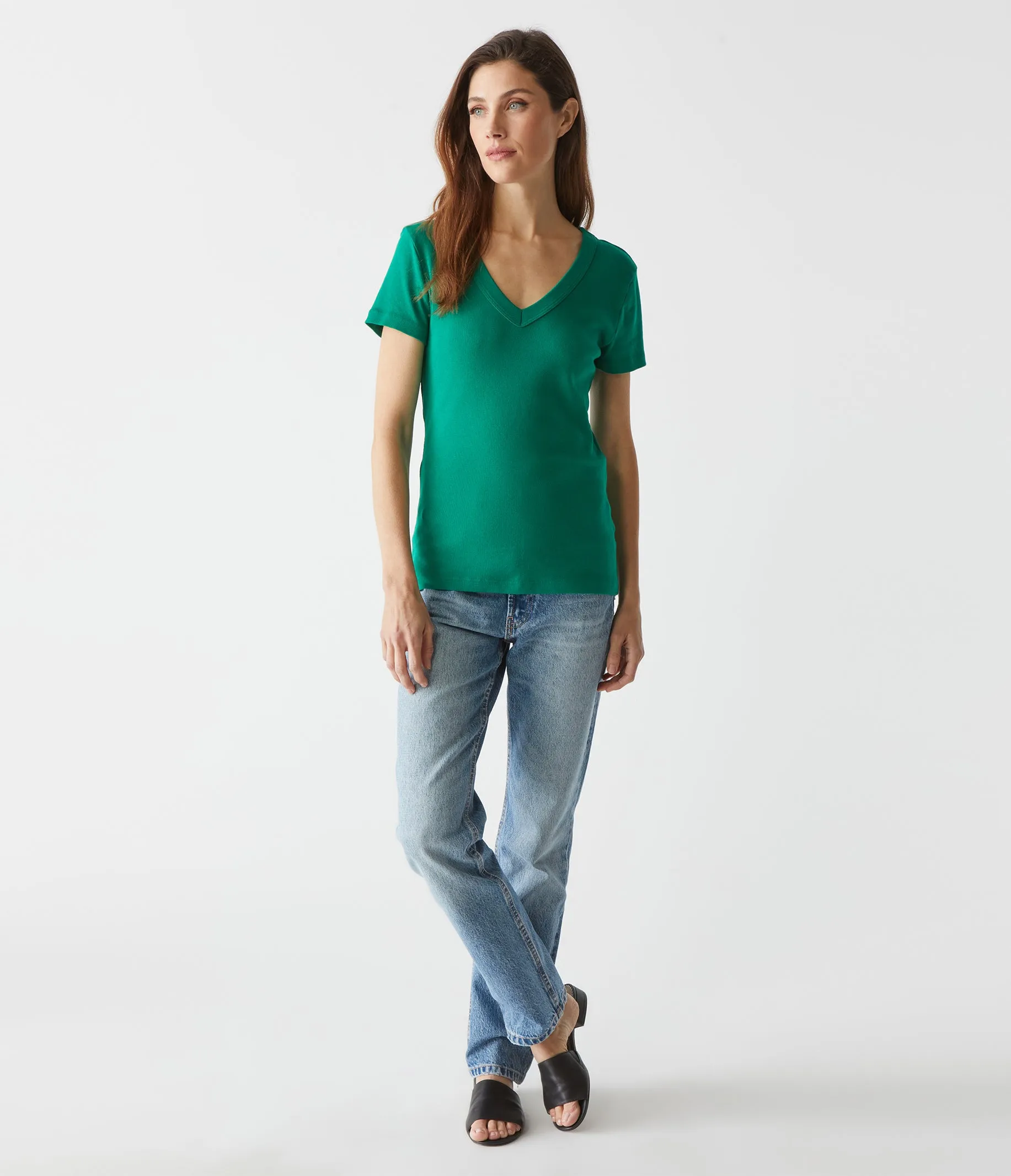 Nikki V-Neck Tee