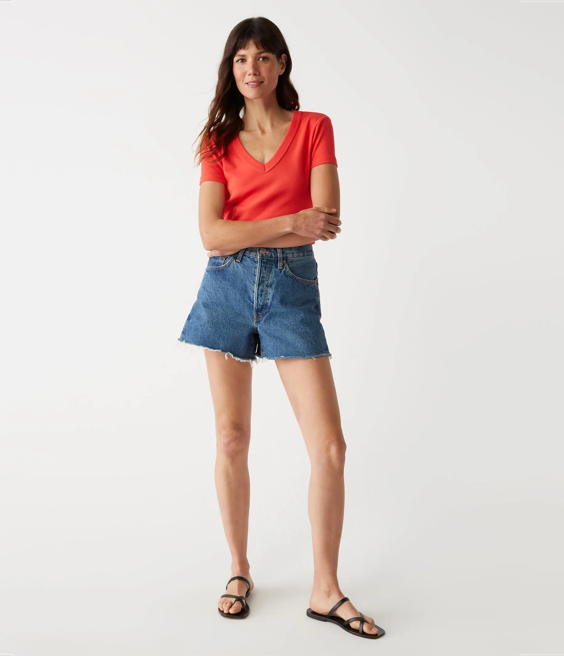 Nikki V-Neck Tee