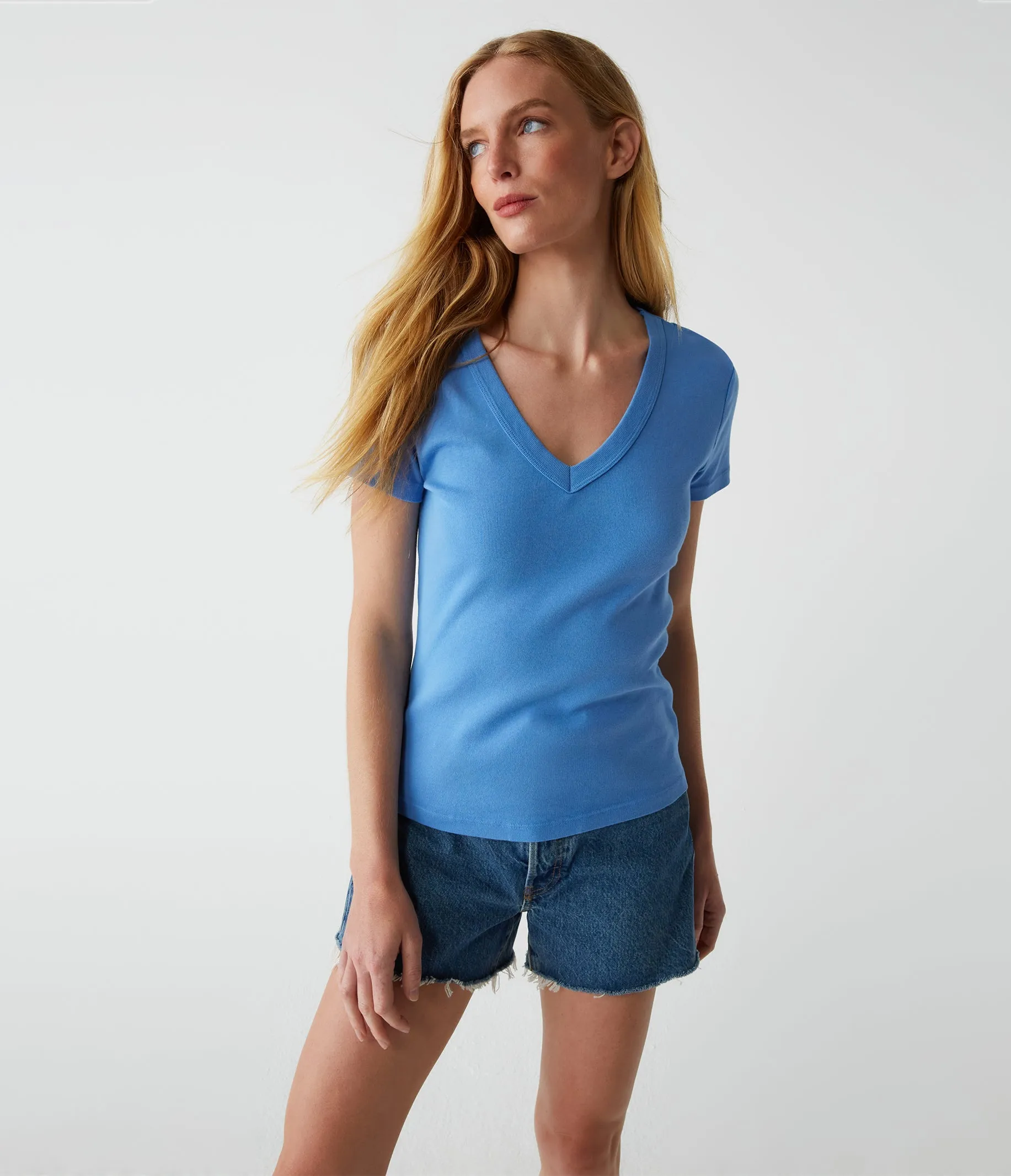 Nikki V-Neck Tee